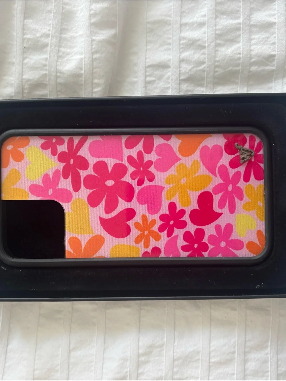 Wildflower Floral iPhone 12/12 Pro Case - Pink, Yellow & Orange